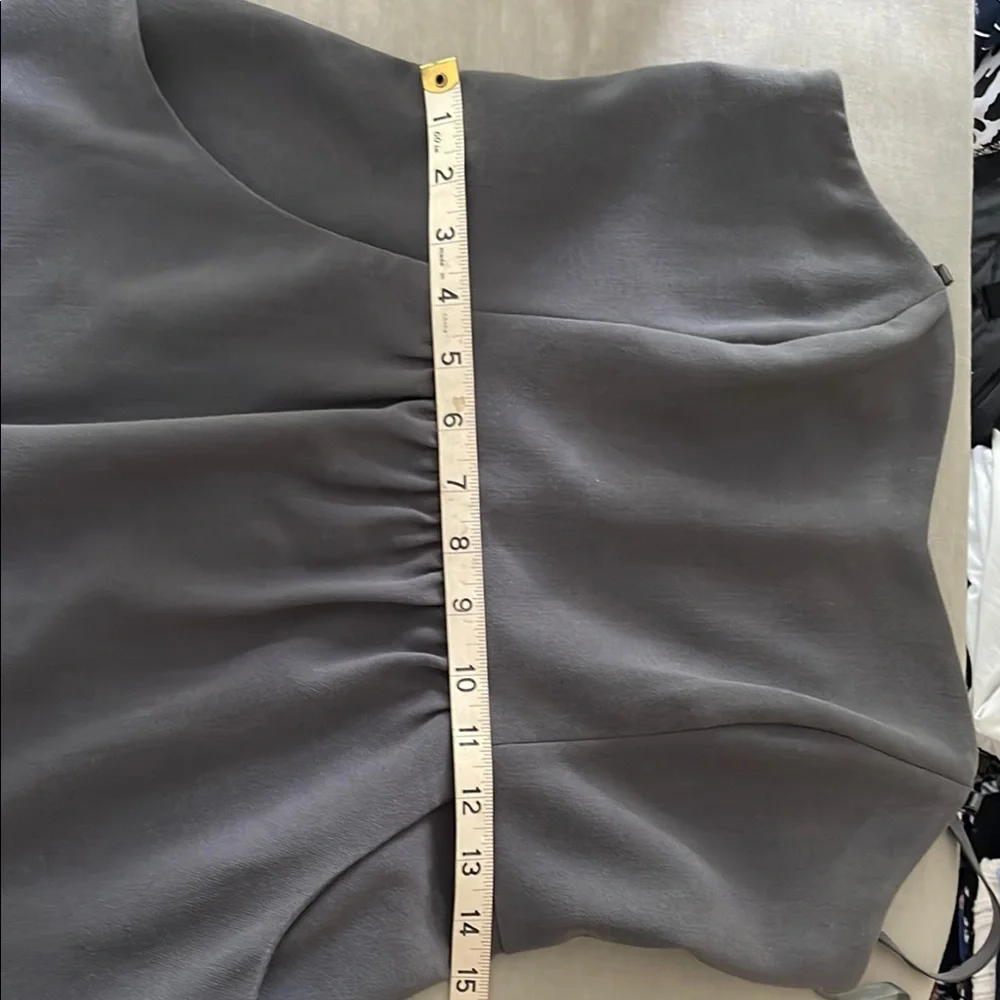 Vintage Kenzie Grey Strapless Sheath Dress - Picture 12 of 12